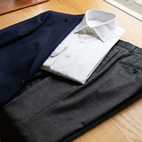 Grey, white and navy