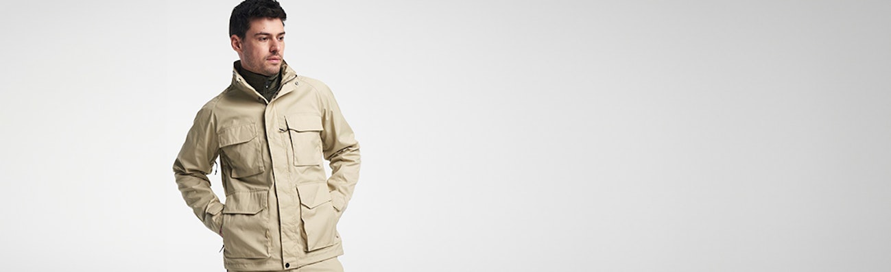 heren jas beige