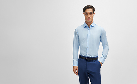 Heren overhemden Hugo Boss slim fit