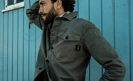 butcher of blue overhemd heren