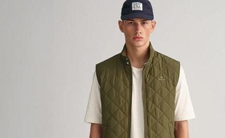 groene heren bodywarmer