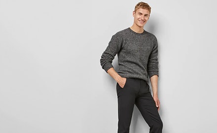 heren pantalon zwart