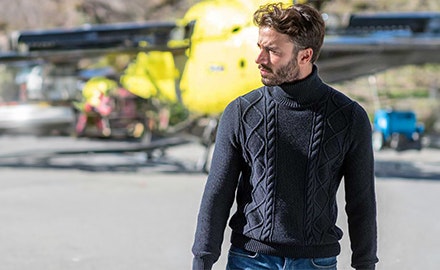 Katoenen coltruien heren