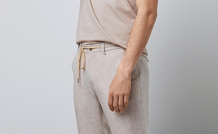 Gardeur broek met elastische band