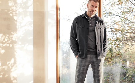 grijzen heren pantalon