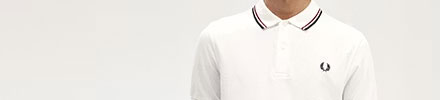 witte heren polo