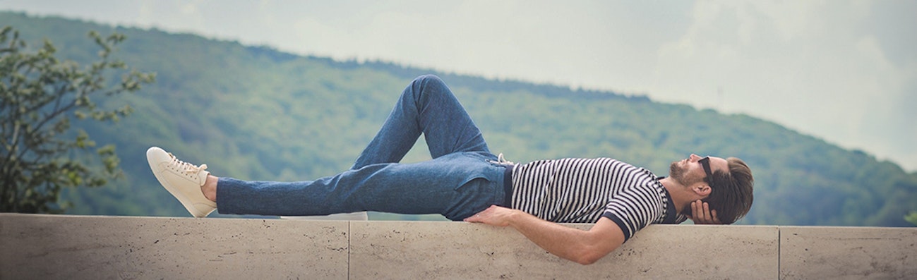 Heren linnen broeken