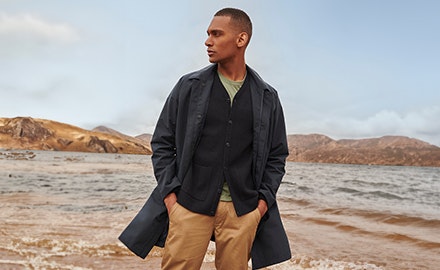 Lange heren zomerjas