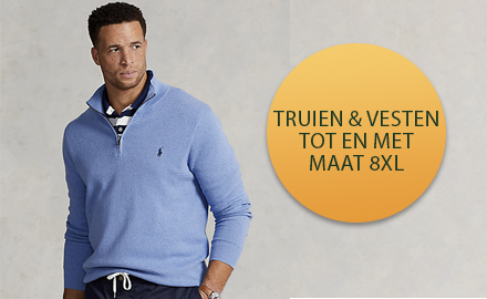 Grote maten truien en vesten