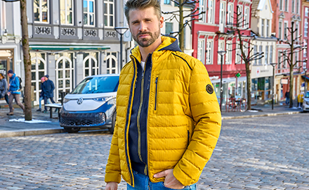 Korte heren tussenjas