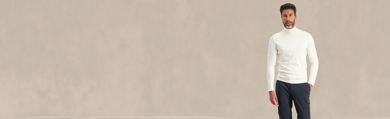 Heren coltruien van katoen