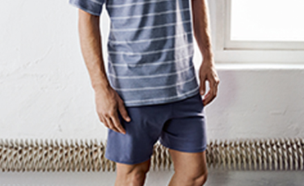 Korte pyjamabroek heren 