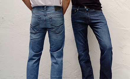 Heren jeans wijde fit