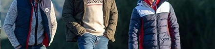 Gewatteerde heren jassen