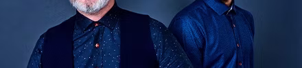 Kobalt blauw overhemd
