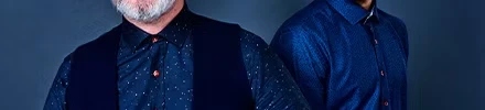 Kobalt blauw overhemd