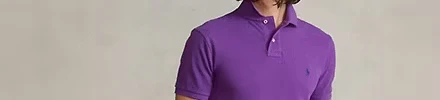 paarse heren polo