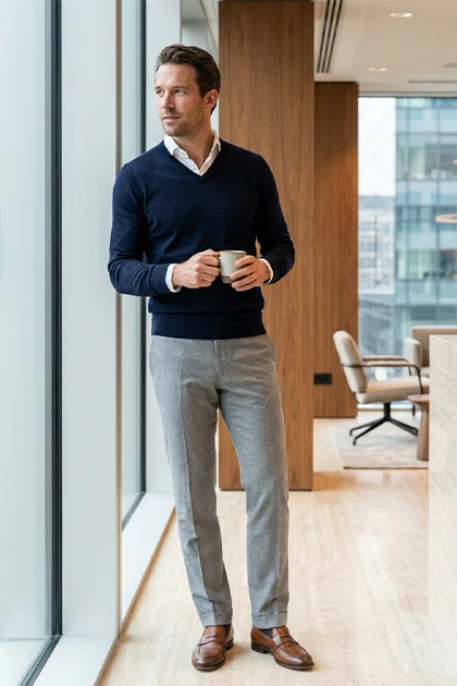 Knitwear and layers