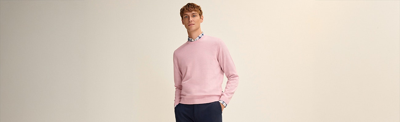 Roze trui