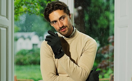 Wollen handschoenen heren