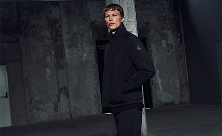 zwarte winterjas heren