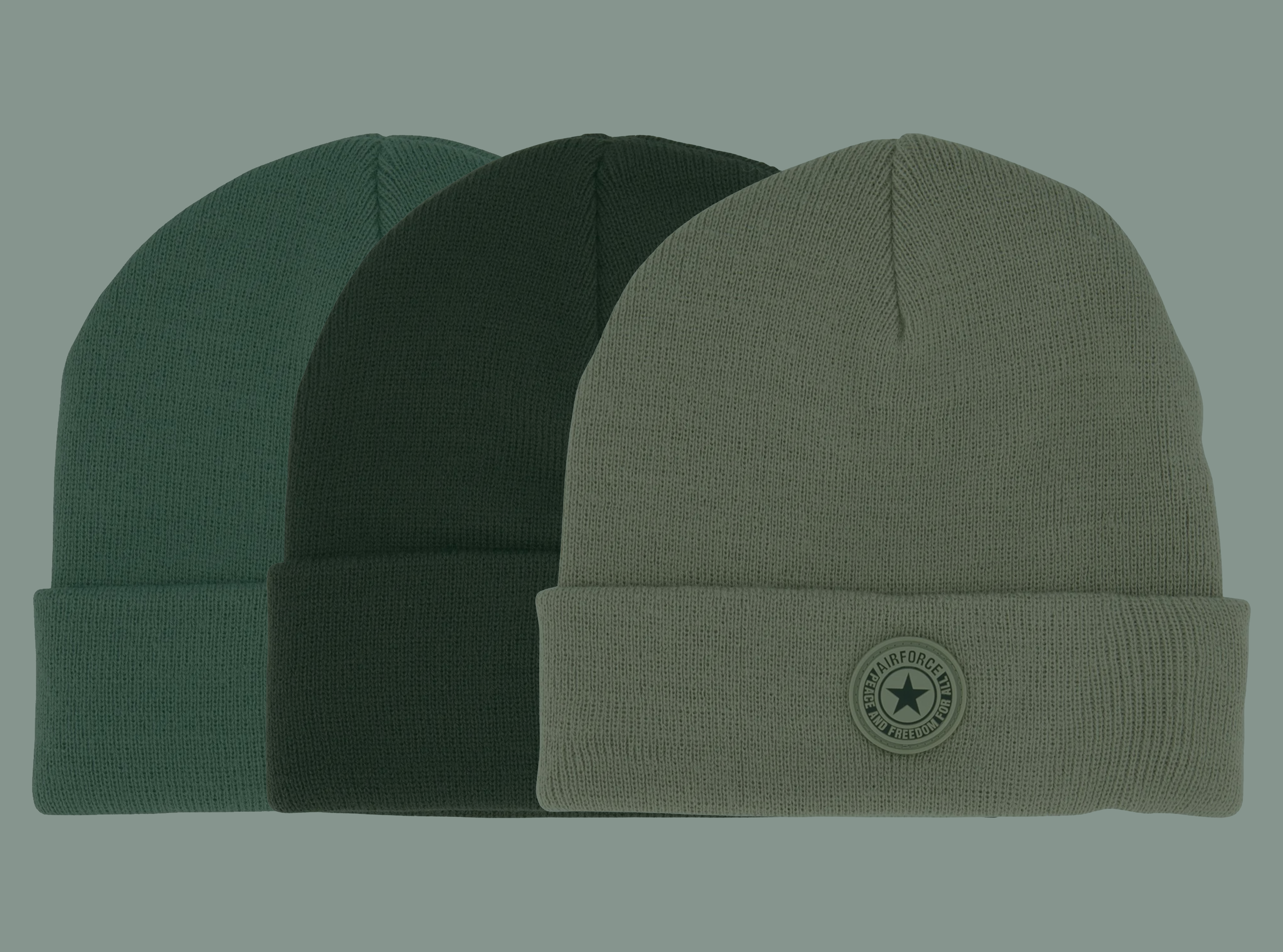 Airforce sjaals en mutsen