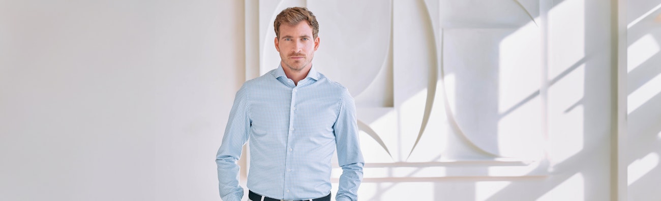 Geruit overhemd heren John Miller