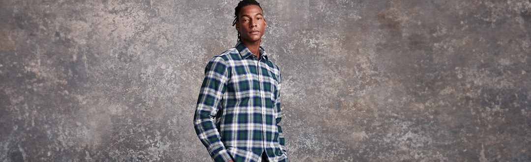 heren overhemd flanel