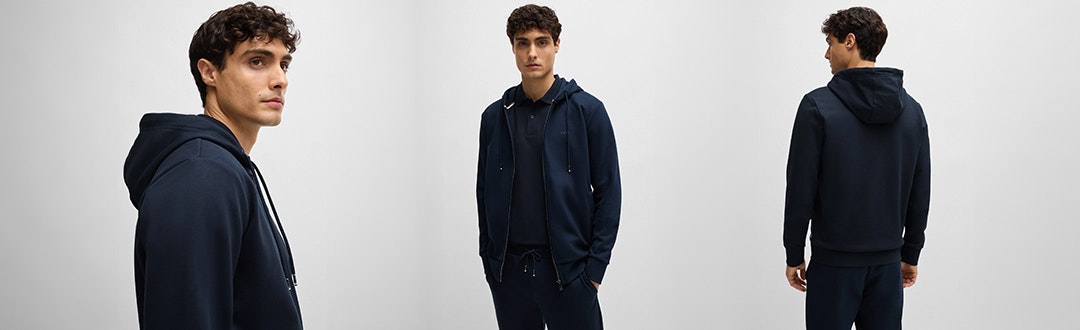 Hoodie met rits heren