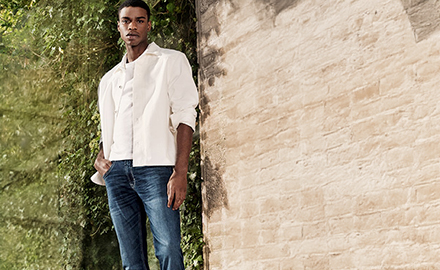 donkerblauwe broek heren