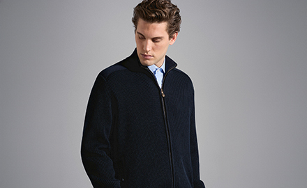 grof gebreide heren vest