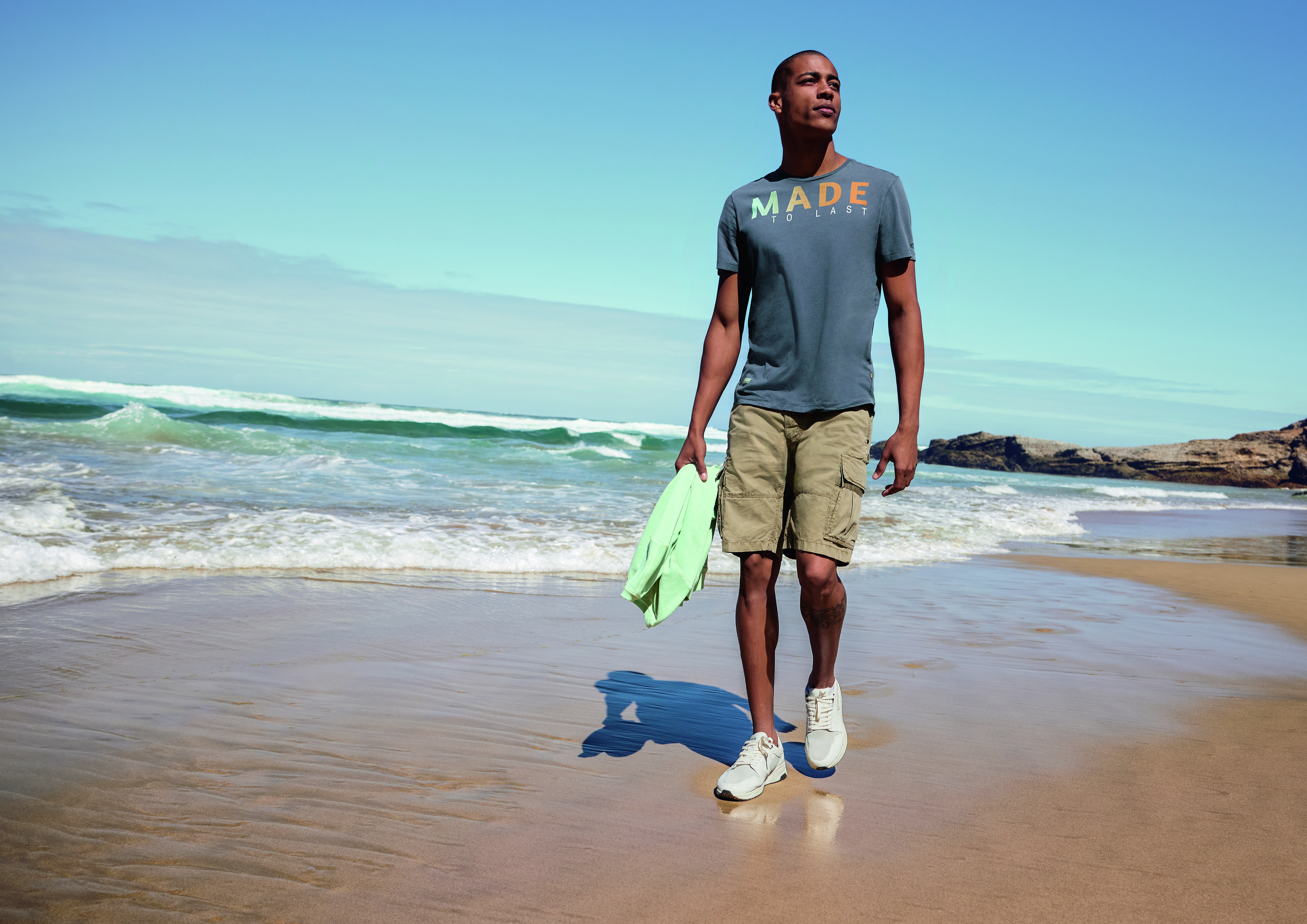 Groene cargo broek Camel Active