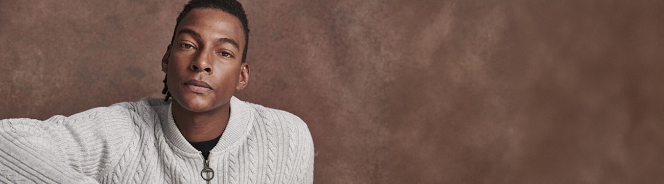 Grof gebreide trui Barbour