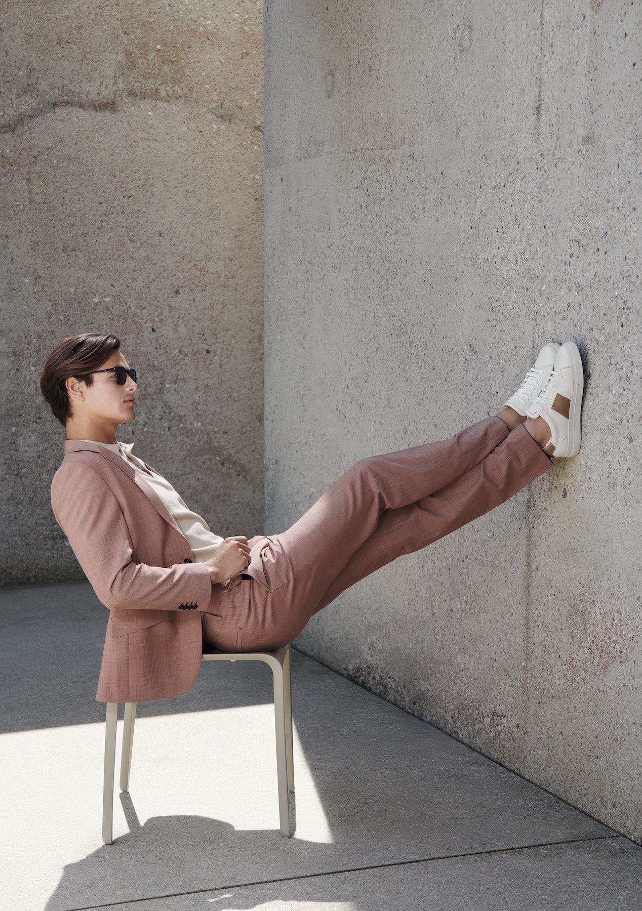 Katoenen pantalons Roy Robson