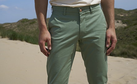 Chino groen heren