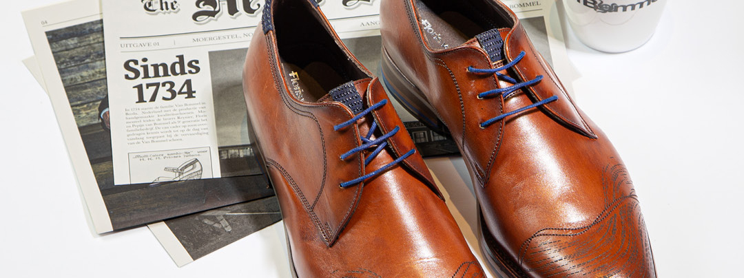 Leren schoenen onderhouden Floris van Bommel