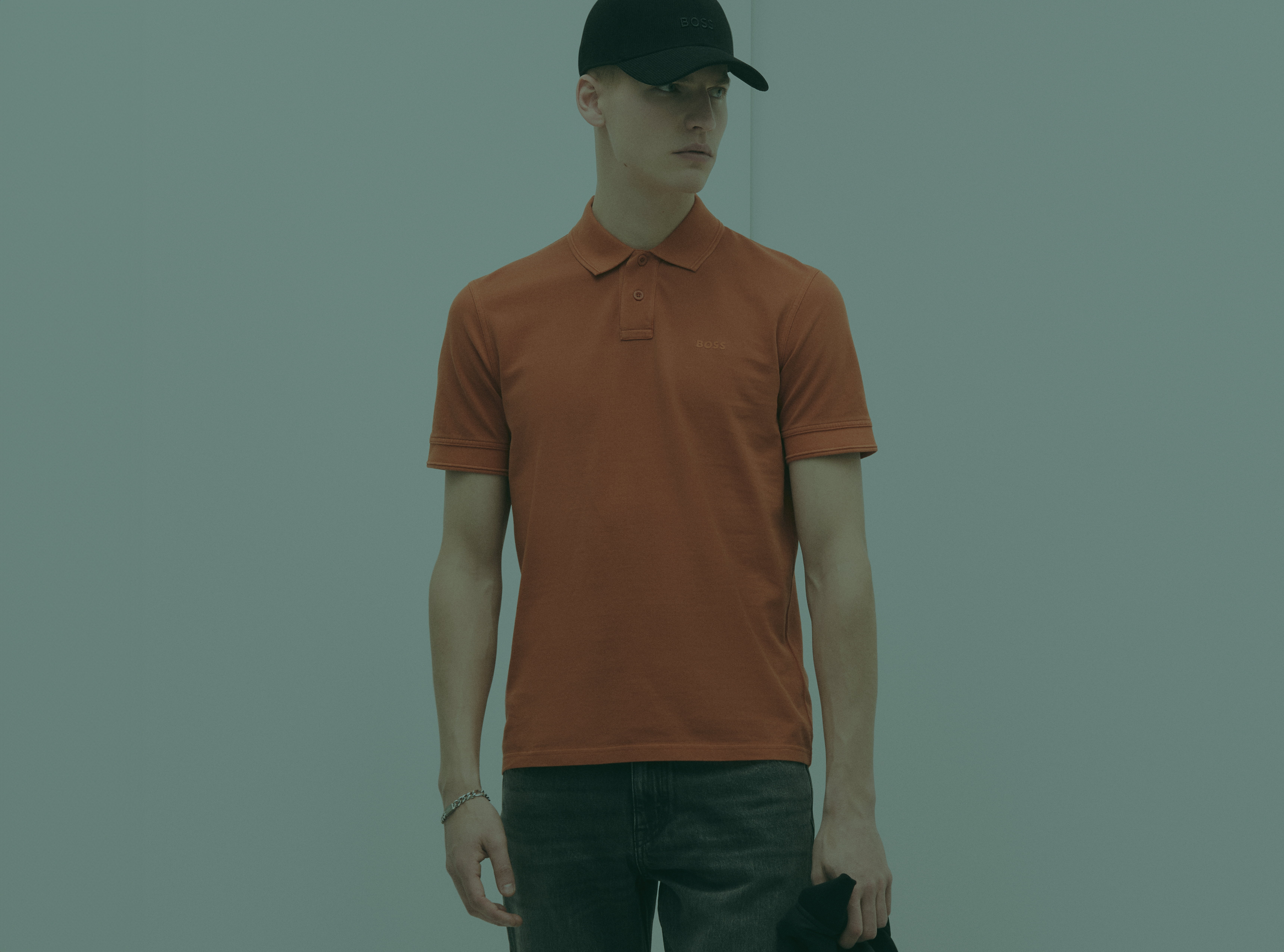 BOSS korte mouw polo