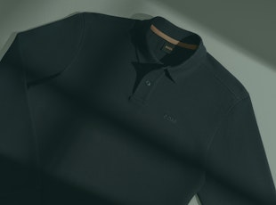 BOSS lange mouw polo