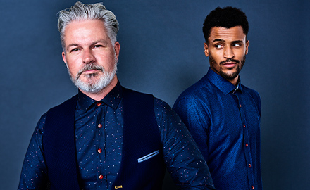 Kobalt blauw overhemd