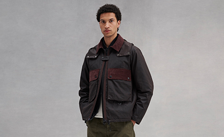 Katoenen heren tussenjas