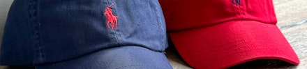 Ralph Lauren pet blauw