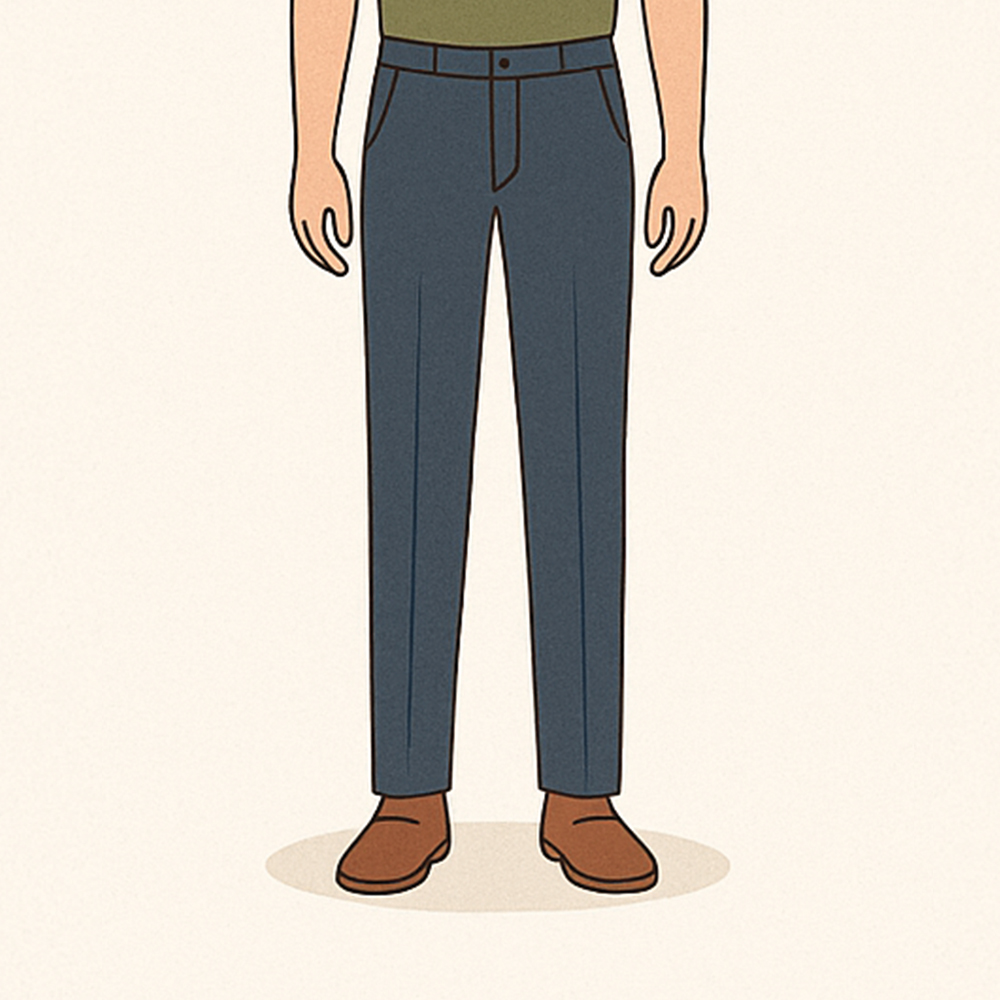 tailored fit broeken