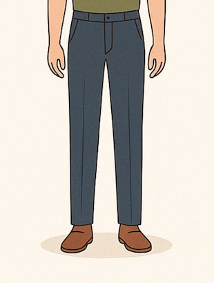 tailored fit broeken