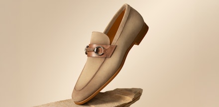 Beige heren loafers