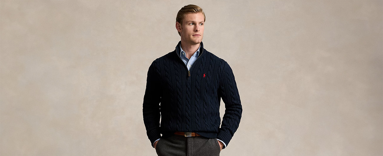 Ralph Lauren kabeltrui