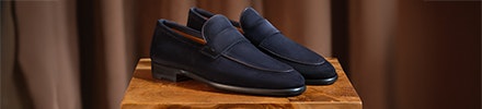 Loafers heren blauw