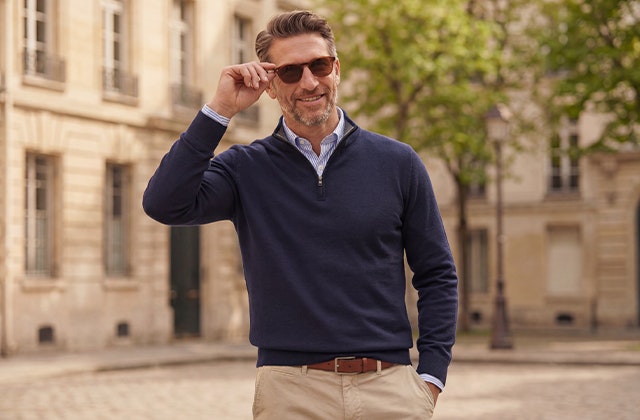 Upgrade je look met een half zip