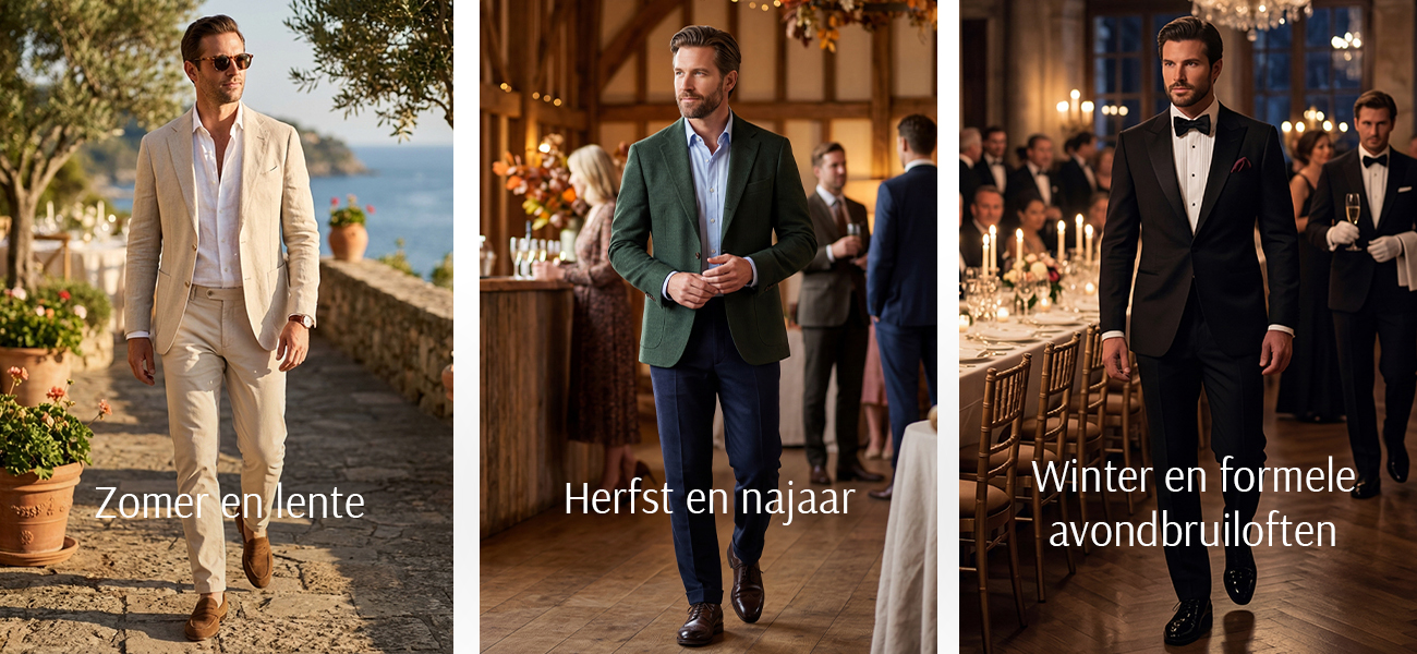 Kleurkeuze per seizoen en type bruiloft