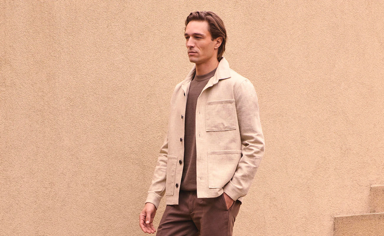Linnen overshirt heren