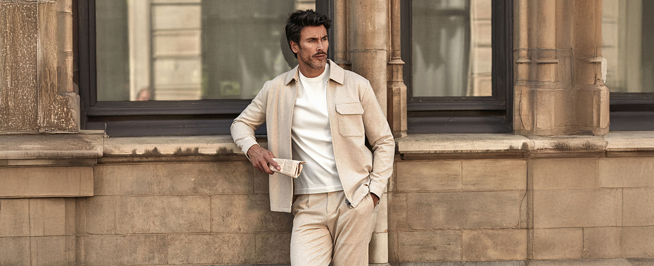 Overshirt met rits heren